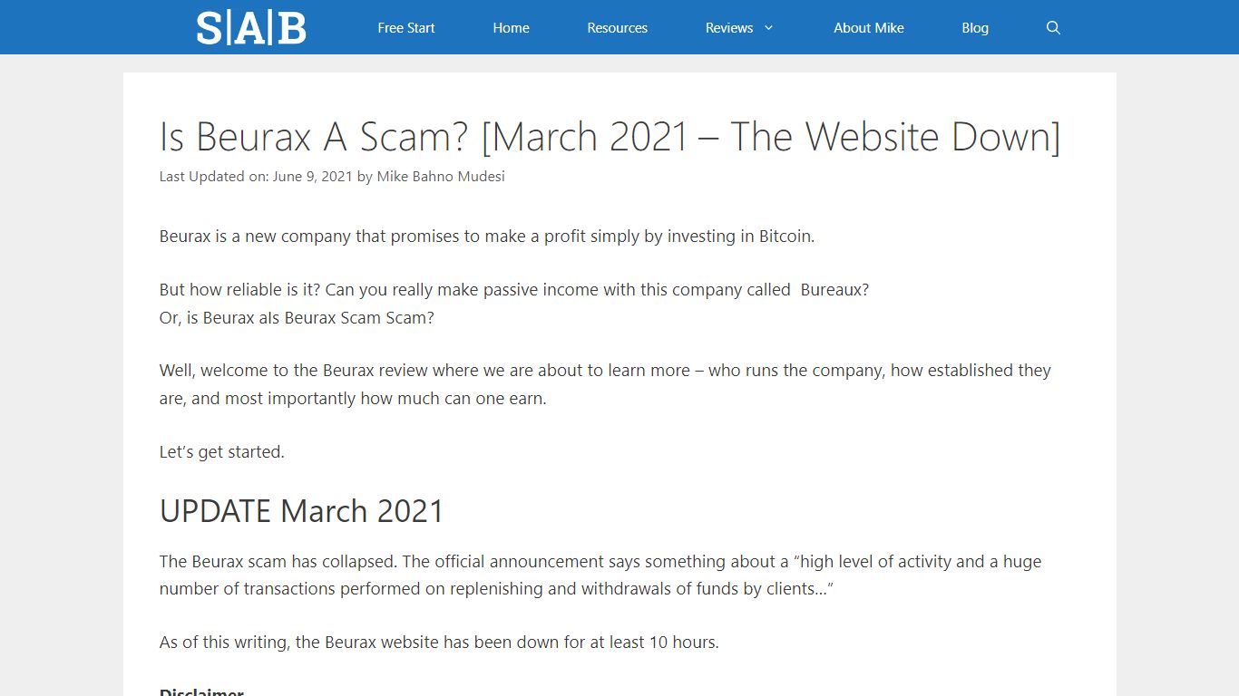 Is Beurax a Scam? Ponzi Scheme Has Collapsed [March 2021]